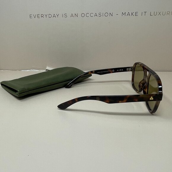 (NWT) Aire | Whirlpool Sunglasses in Dark Tort & Khaki Tint - Picture 3 of 8